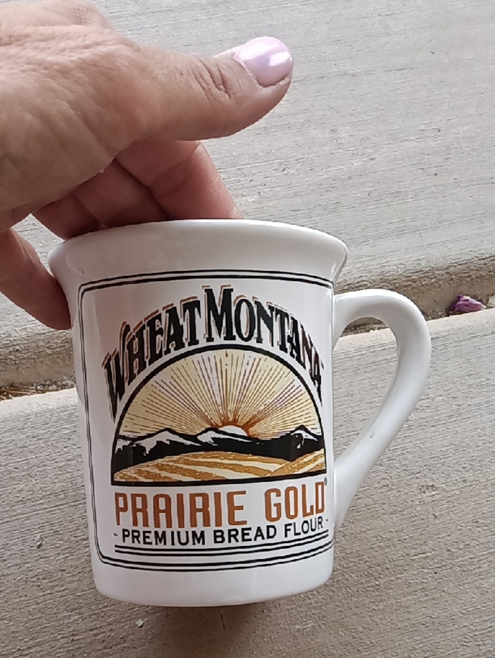Prairie Gold White Ceramic Mug
